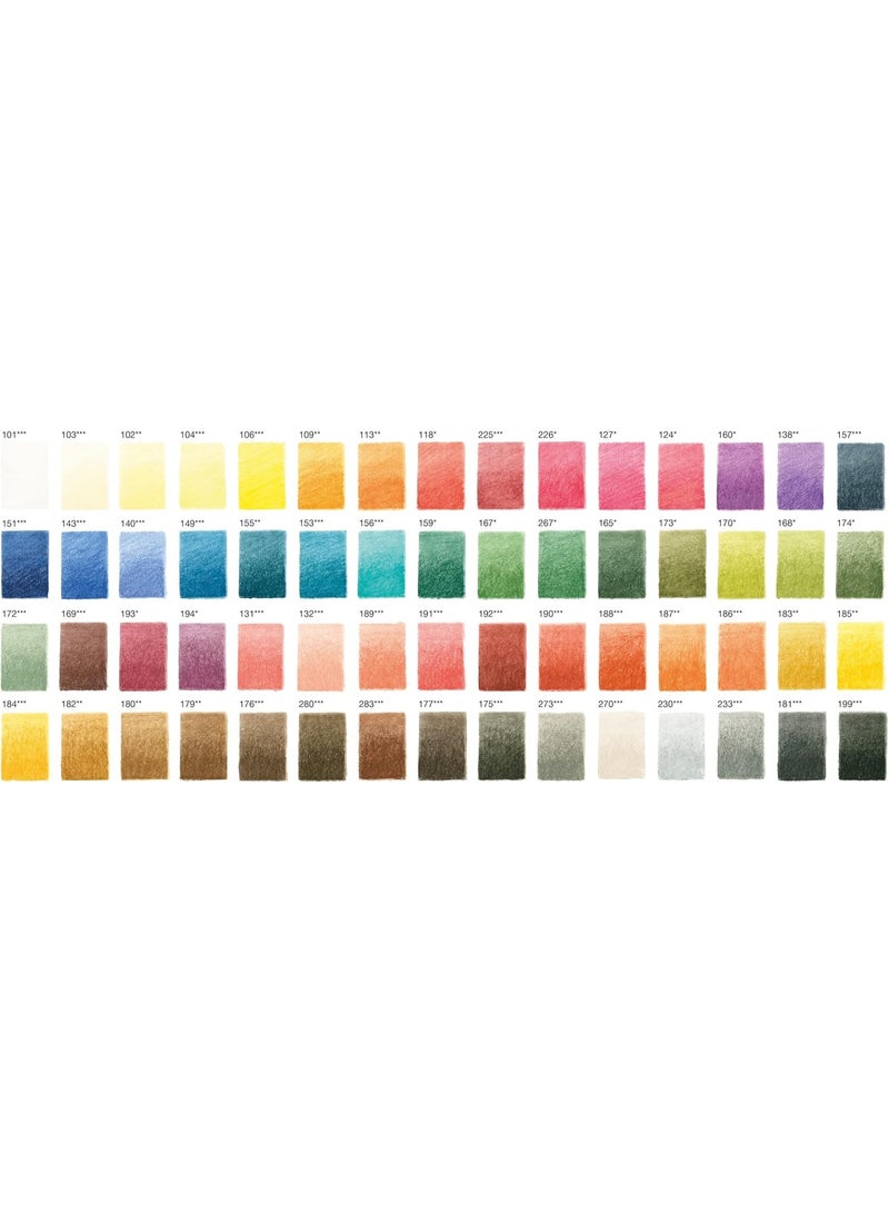 FABER-CASTELL Faber Castell-Pitt Pastel Pencils Set Of 60 In Metal Box - Image 4